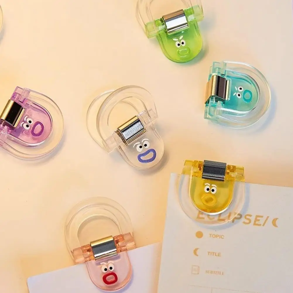 

Разноцветные скрепки для бумаг Прозрачные скрепки для офисных файлов с сильной зажимной силой Набор из 12 небольших документов для организации