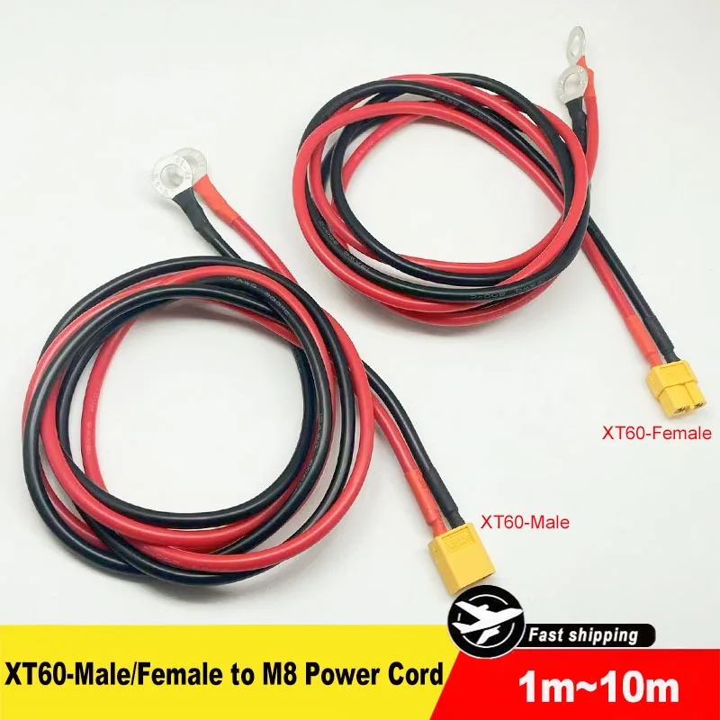 XT60i/XT60/XT60H Male and Female Connectors for Remote-Controlled FPV Lithium-Polymer Batteries, Suitable for Remote-Controlled