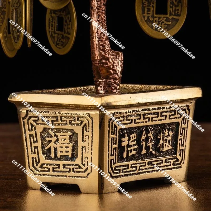 Money tree ornaments, beautiful meaning living room office home decoration craft gifts