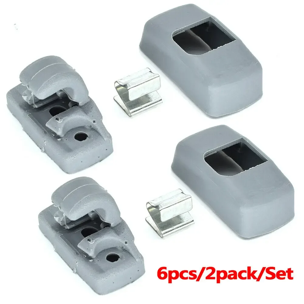 2X for VW Amarok Beetle Bora Transporter T4 T5 T6 Passat B5 Polo Saveiro Sharan Golf 4 Touran EOS Caddy Campmob Sun Visor Clips