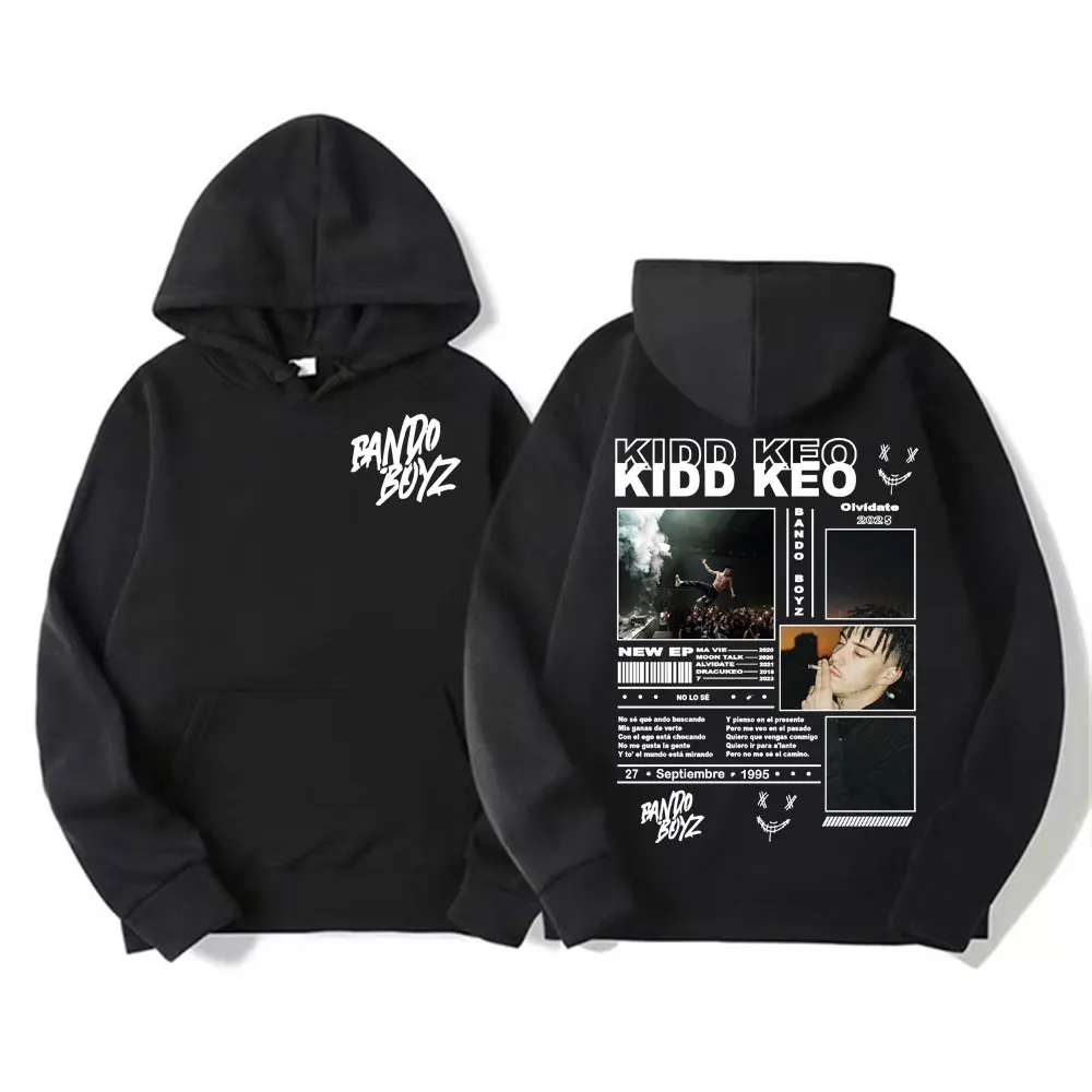 Kidd Keo Bando Boyz Tour Men's hoodie Harajuku Hip Hop Pop music hoodie Casual high-quality hoodie