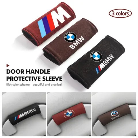 자동차 스타일링 루프 핸들 커버 도어 핸드레일 스웨이드 보호 커버 BMW E90 E60 E46 E39 F30 F10 E87 X3 X4 X5 X1 G30 G20용