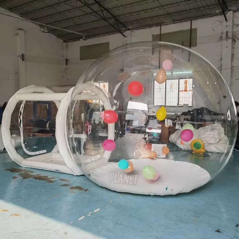 Transparent PVC Inflatable Bubble Dome Tent for Kids Party Outdoor Advertising Balloon House Clear Inflatable Structure Clear