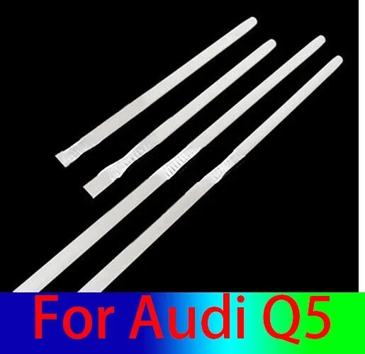 Car stylingFor Audi Q5 2009 2010 2011 2012 2013 2014 2015 2016 New Chrome Stainless Steel Door Body Molding Trim