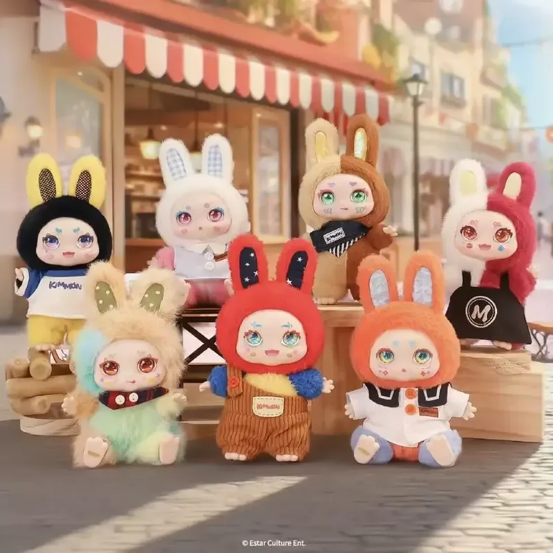 

Official Spot Kimmon Ootd Series Plush Blind Box Bag Decor Removable Clothes Figurines Surprised Box Toys Collections Gifts Toys