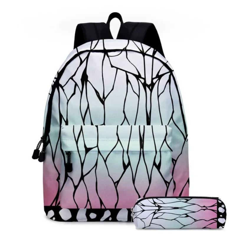 Demon Slayer Kochou Shinobu Kamado Tanjirou Agatsuma Zenitsu Student Lightweight Backpack Fashionable Simple Travel Backpack view 4