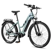 FAFREES FM8 Adults Electric City Bike 27.5 Inch Electric Bicycle 250W Motor E-Bike 36V 14.5Ah Battery City Commuter ebike