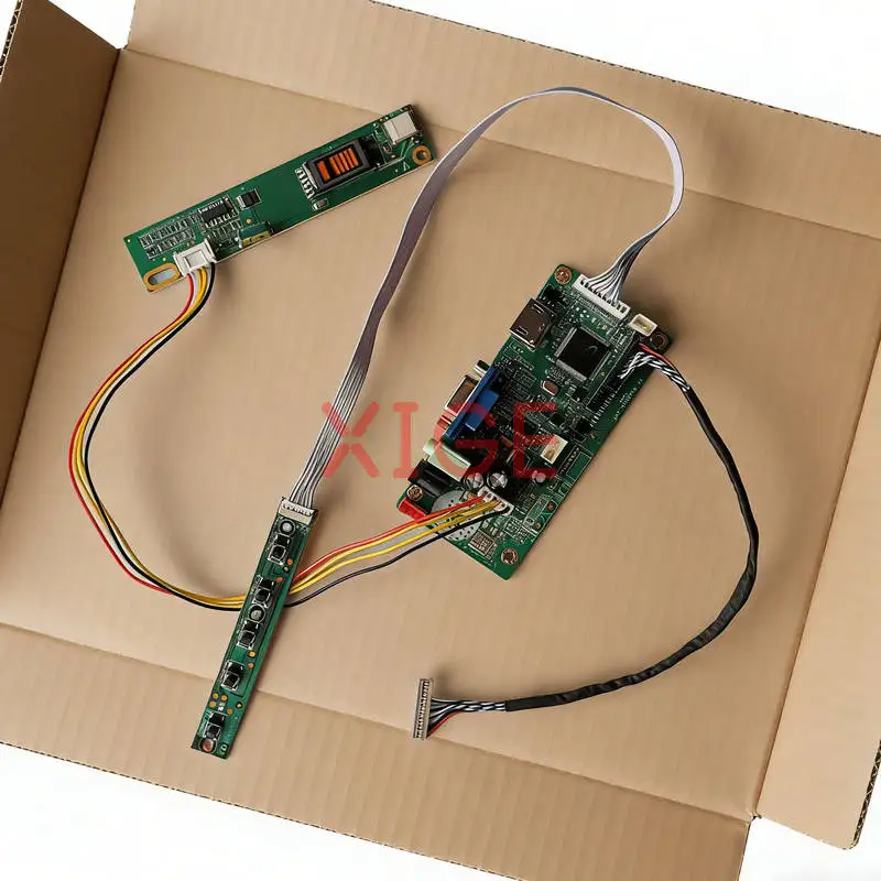 

Плата привода ЖК-контроллера подходит для LTD121EX9D LTD121EXGS LTD121EXFA LTD121EX1R 1280x768 1-CCFL HDMI + VGA LVDS 20-контактный комплект 1280*768 DIY