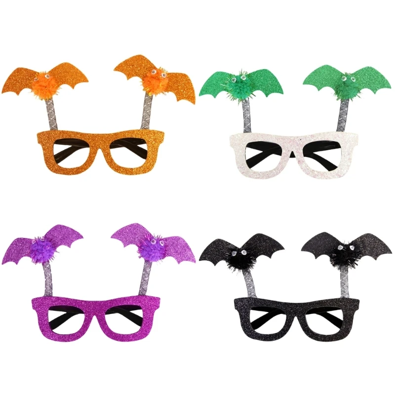 Halloween Eyeglasses Frame Bat Wing Eyewear Frame Holiday Party Glasses