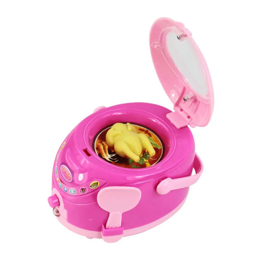 

Innovative Pink Refrigerator Simulation Home Appliance Creative Play House for Kids Boost Cognitive Skills Imagination Learning