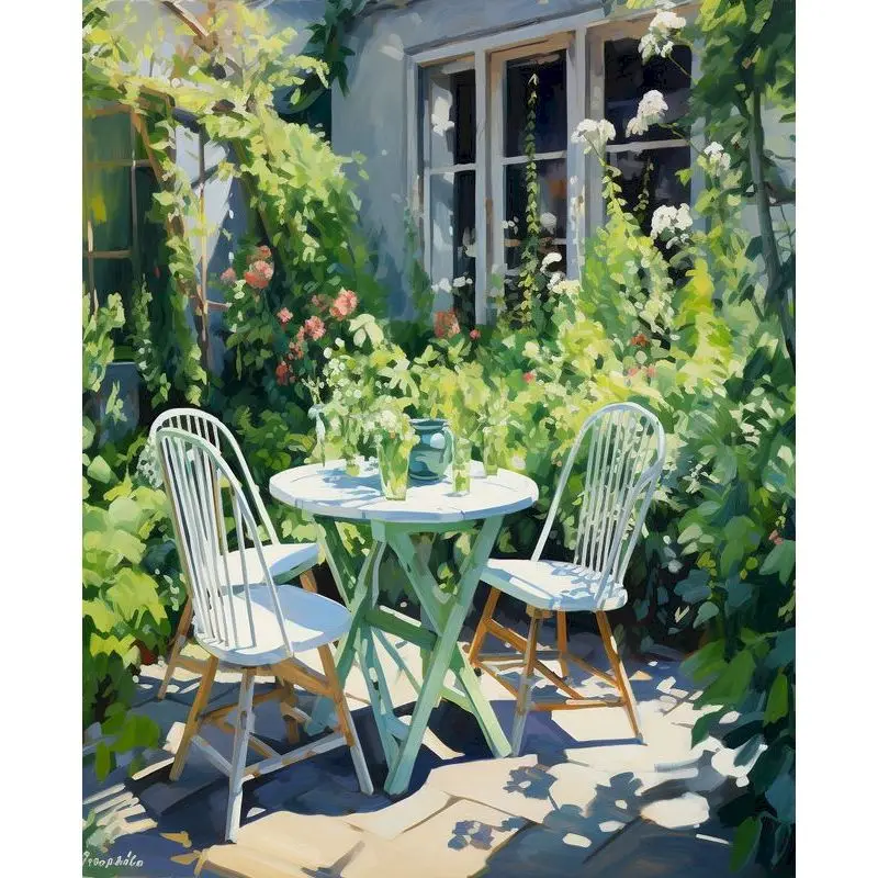 

RUOPOTY Diy Paint By Numbers Kit Dandelion Coloring By Number Decor Art Diy Numbers Painting Handmade Gift For Interior Home Dec