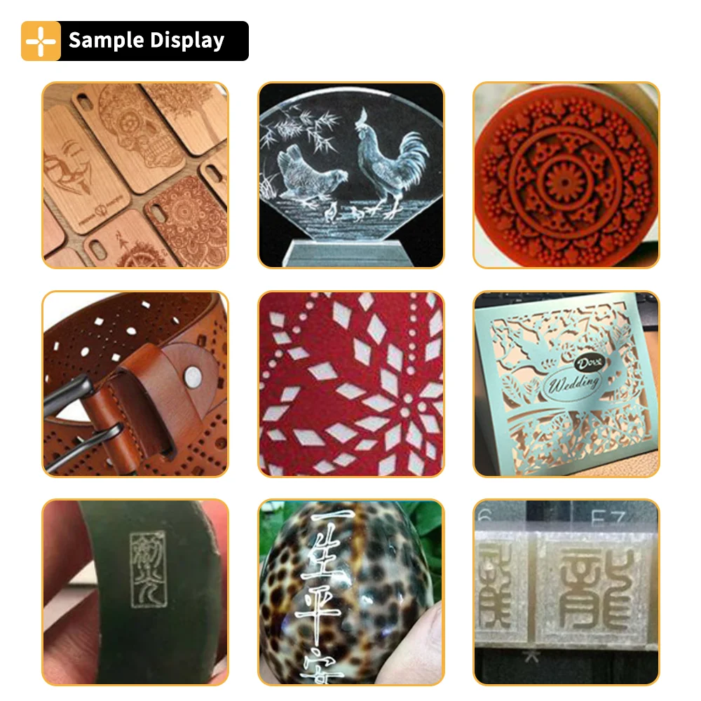 آلة النقش بالليزر JBS CO2: 30 × 20 سم 40 وات K40 مع USB للأعمال الفنية المصنوعة من الأكريليك/الجلد/الخشب