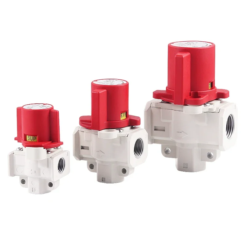 High Quality Pneumatic Residual Pressure Relief Valve VHS20-02A VHS30-03A VHS40-04A Residual Pressure Manual Valve