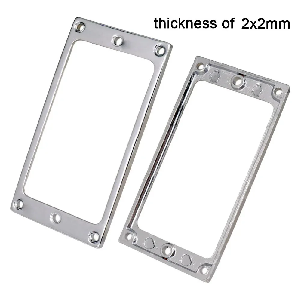 

Electric Guitar Humbucker Pickup Surround Frame Mounting Ring 2mmx2mm Pack Of 2 Available Colors Silver Black Gold