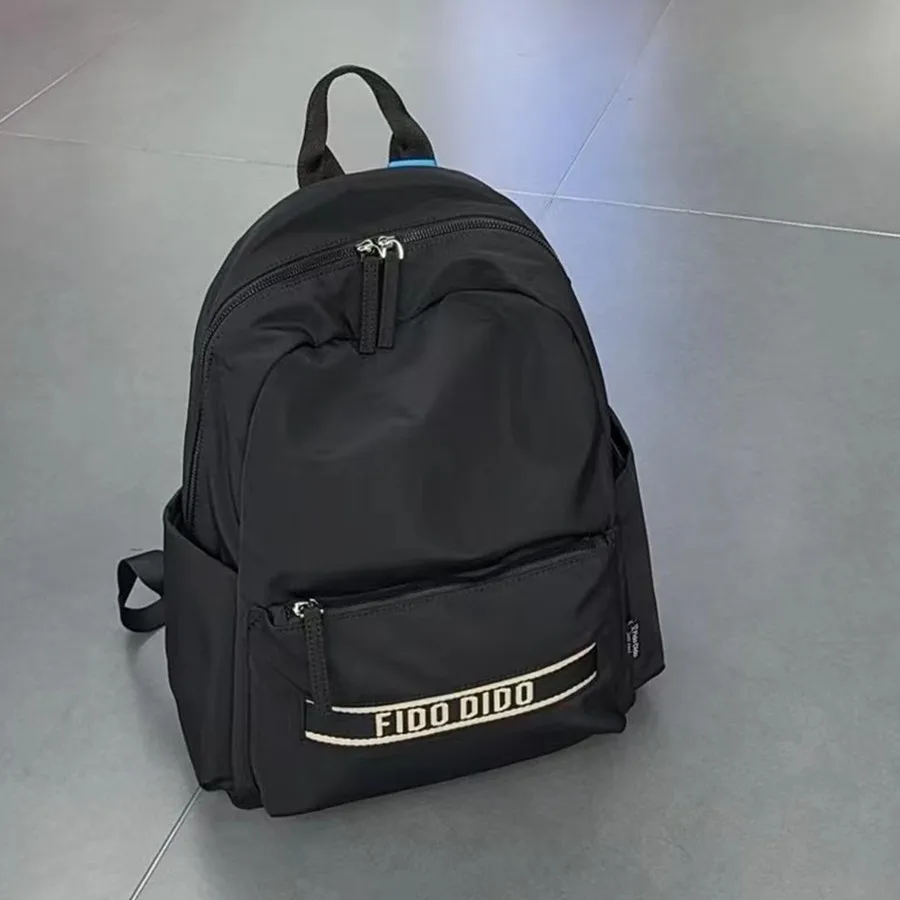 FIDO DIDO 패션 배낭 간단한 유행 고밀도 옥스포드 나일론 방수 다층 여행 가방 정통 2435-5