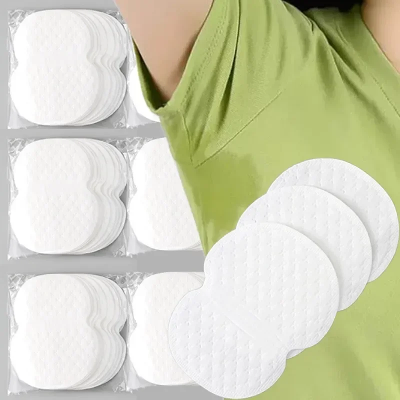 White Underarm Pads Summer Women Men Invisible Breathable Sweat-Absorbing Patch Portable Cotton Sweat Pads Fashion Accessories