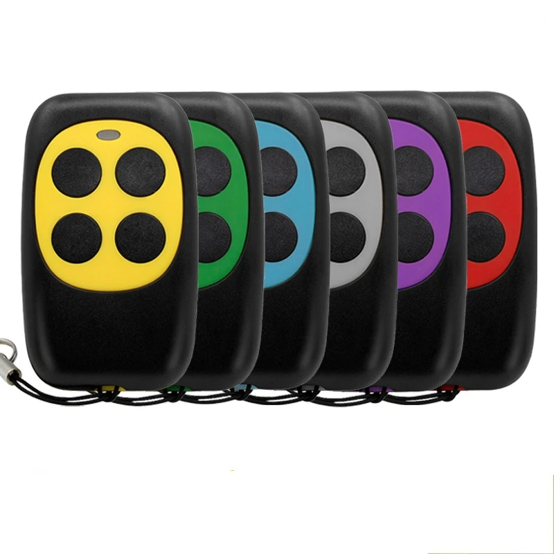 433Mhz 4 Keys Colorful Remote Control RF Wireless Copy Code Remote Electric Cloning Gate Garage Door Auto Keychain for Home