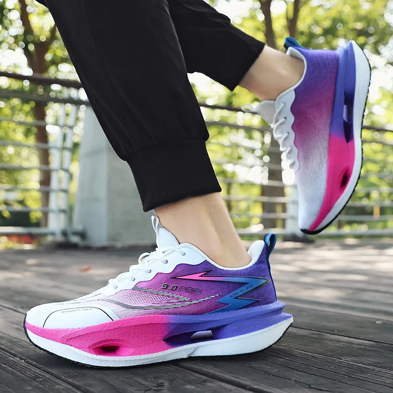 

Men's Professional Gym Training Sneakers Carbon Plate Cushioned Racing Running Shoes Casual Male Tennis Footwear for Couples