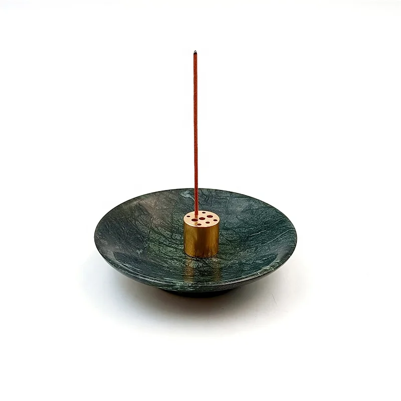 Wholesale 100pcs Customized 9 Incense Holes Suitable For Most Incense Types Marble Incense Holder