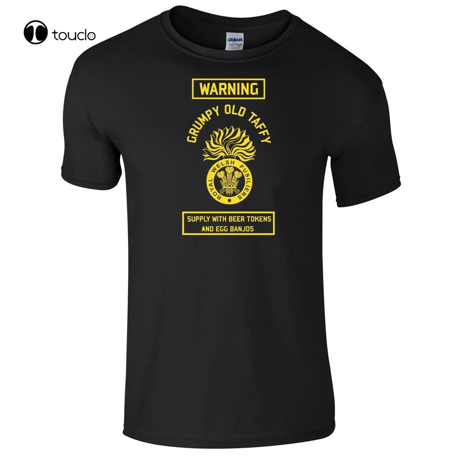 تي شيرت Royal Welsh Fusiliers Grumpy Old Taffy للجيش البريطاني #1