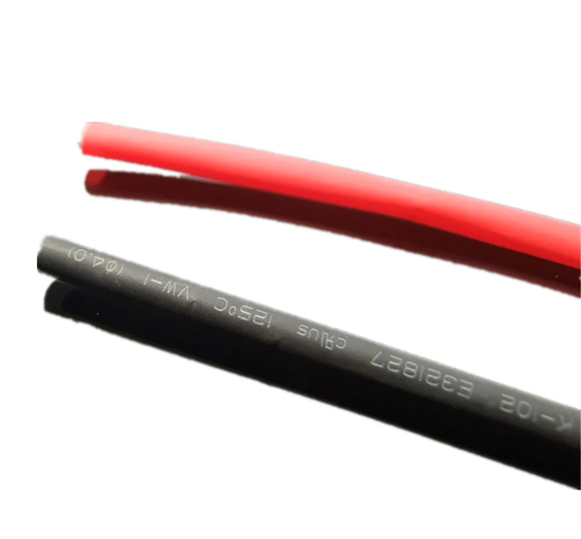 5Meters 2:1 Black/Red 1/2/3/4/5/6/8mm Diameter Heat Shrink Heatshrink Tubing Tube Sleeving Wrap Wire DIY Connector Repair