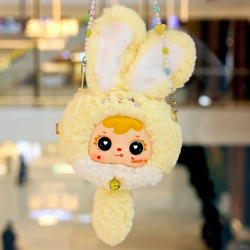 2025 Genuine Three Small Hair Mini Fortune Rabbit Series Plush  Play Blind Box Cute Plush Pendant Adornment Birthday Collect