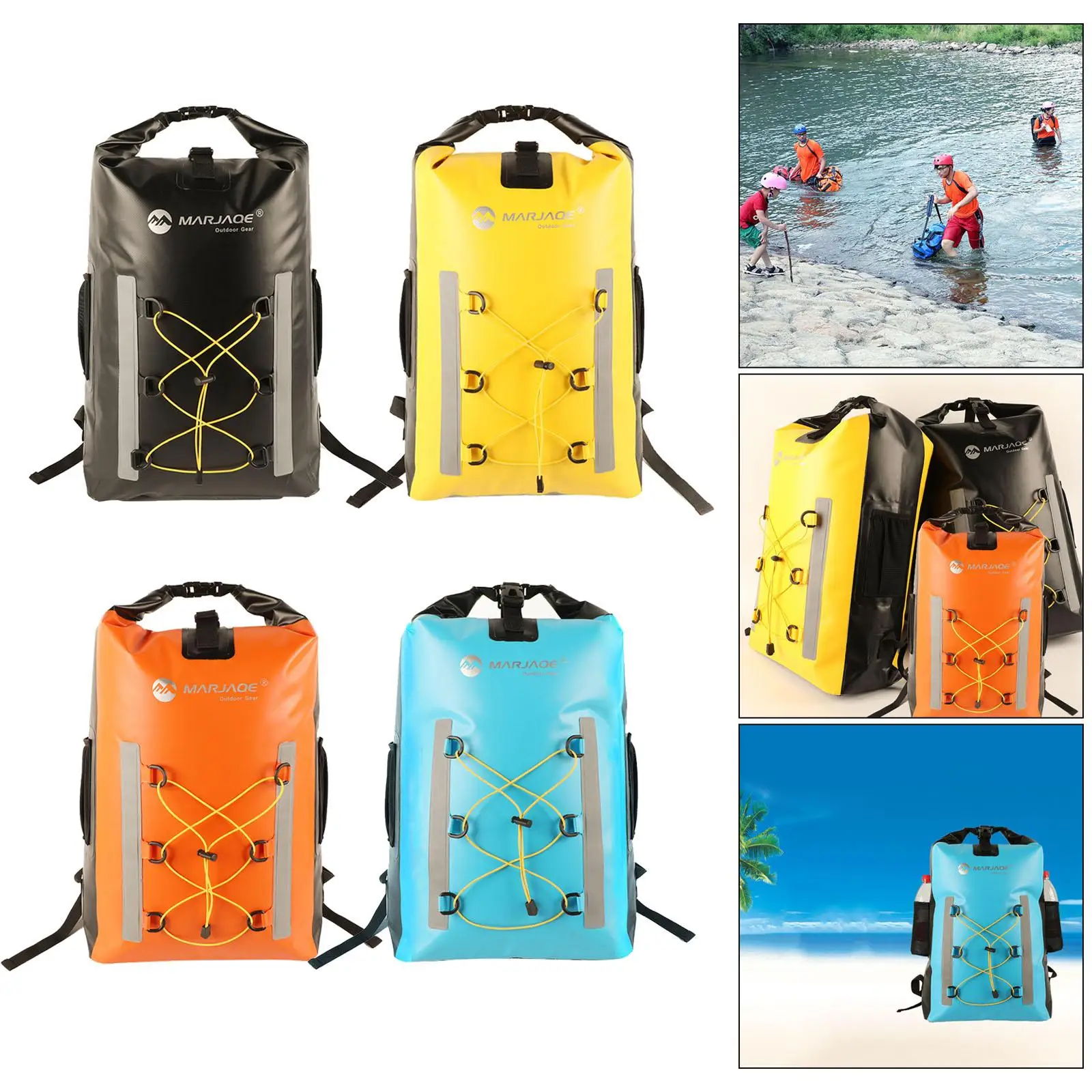 Travel Waterproof Dry Bag Boating Fishing Camping Bag Dry Wet Separation