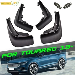 For VW Volkswagen Touareg 3 MK3 2019 2020 Molded Mud Flaps Mudguards Mudflaps Splash Guards Front Rear Car Styling Front Rear