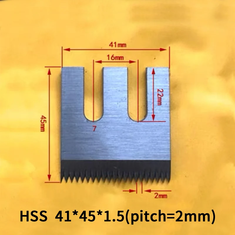 Packaging Machine Blade Serrated Packing Machine Blades Toothed Cutter Knife Serrated Blade