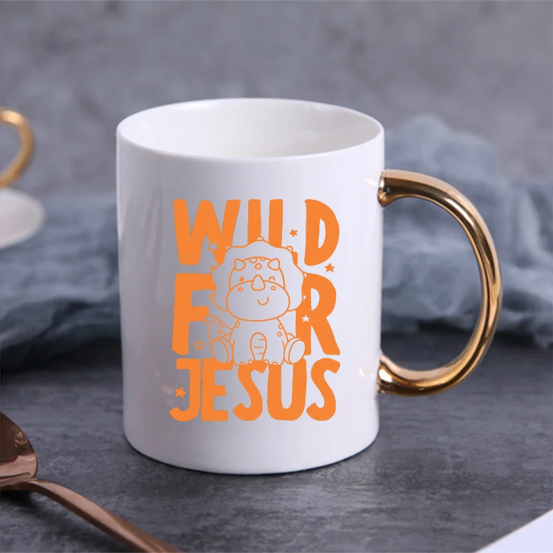 Cartoon Jesus God UV DTF Wrap Transfer Stickers Cartoon Cutes Design Waterprooof Wrap Glasses Mugs Cups Decal