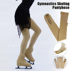 Figure Skating Tights Socks Ice Skating Pants Footed Pantyhose Buckled Soft Thermal Covering Shoes Socks for Adults