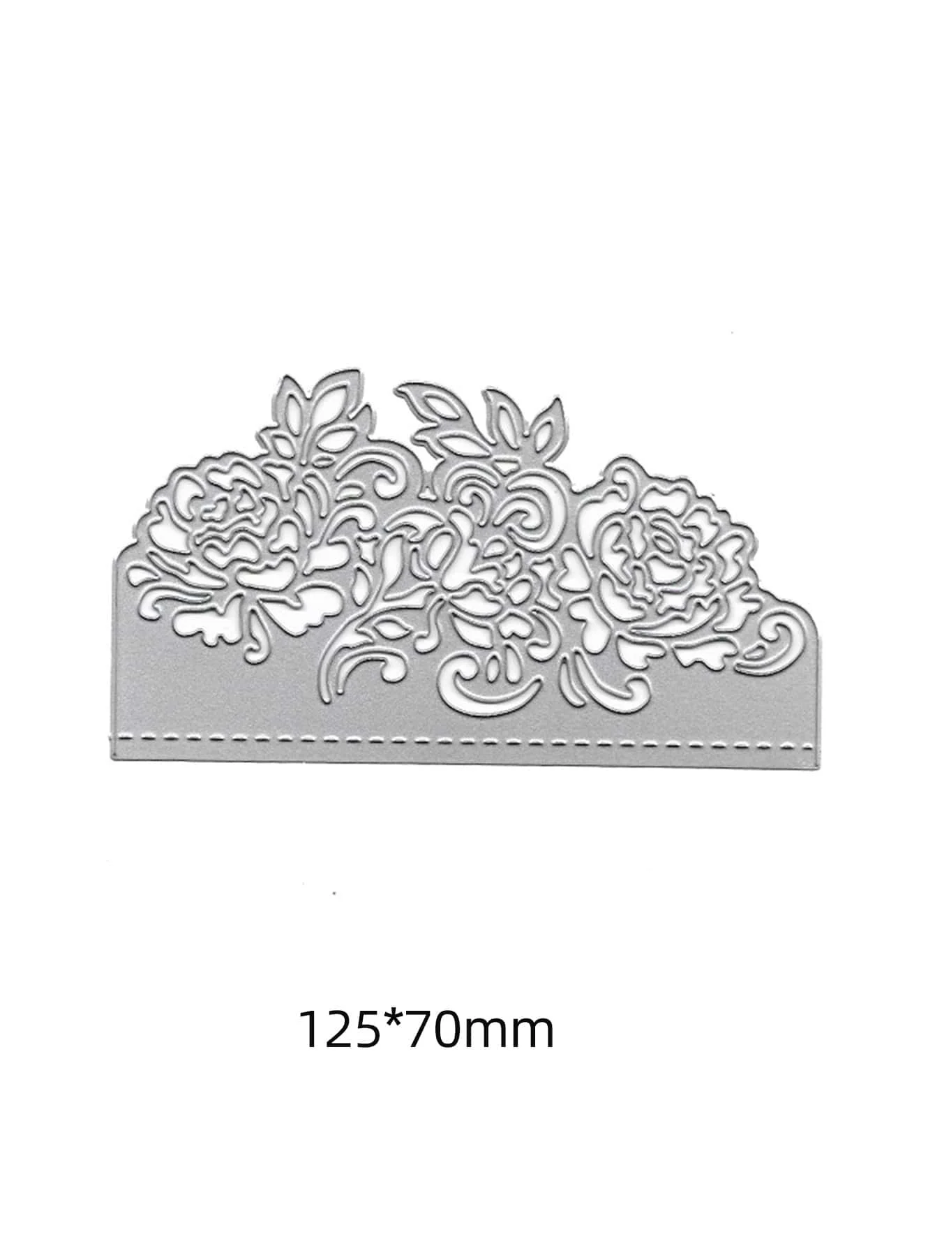 Metal Cutting Dies, Rose Invitation Flower DIY Scrapbooking Mold for Card Making Embossing Tool