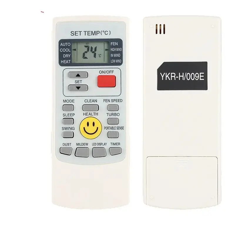 YKR-H/009E For AUX Remote Control Replacement, For AUX Air Conditioner AL-H60/5R1DU ALCA-H60A5/R1EB-B7 ALCA-H36/4R1E