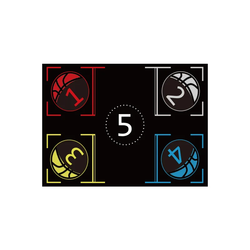 

Баскетбольный тренировочный коврик для ног, бесшумный спортивный вспомогательный реквизит для тренировок, оборудование для игрока с управлением мячом