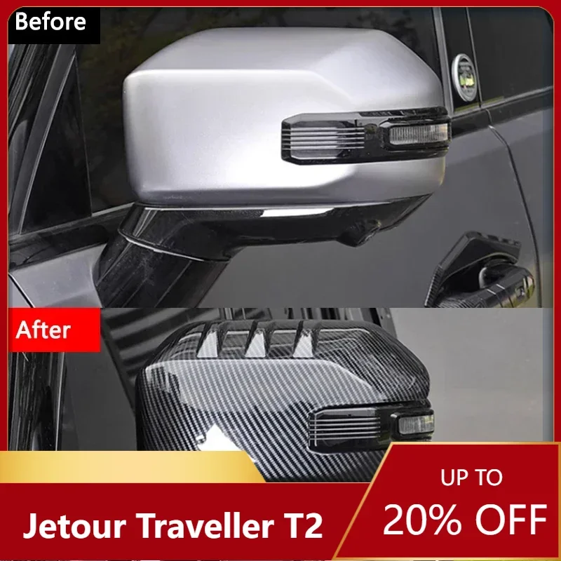 

New！cherryJetour Traveller T2 2023 2024 Jetour T2 Car Assecories Stickers Accessory Supplies Exterior Reverse Mirror Shell Stick