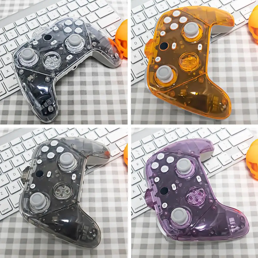 Para gamersir g7 pro placa frontal magnética caso transparente controlador capa protetora alça escudo controlador de jogos versão pc