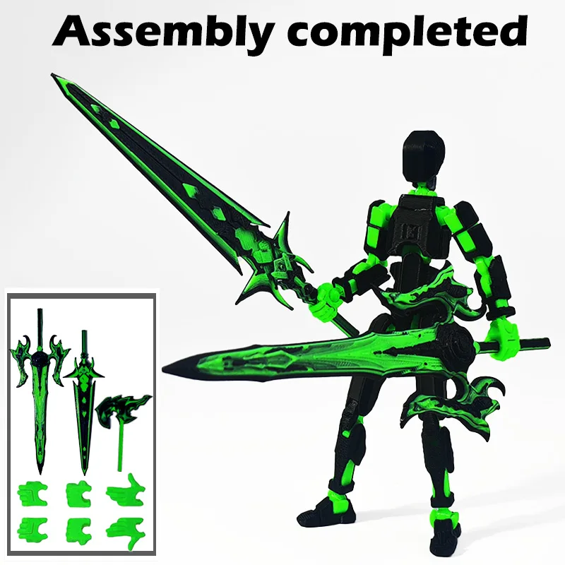 Robot transformador Dummy13, juguetes multicolores, figuras de acción móviles multiarticuladas, impresión 3D, juguetes ensamblados de la suerte