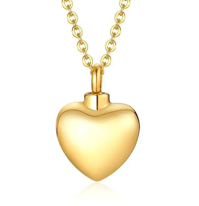Stainless Steel Cremation Jewelry Cute Heart Cremation Urn Necklace for Ashes Holder Urn Pendant Necklace Keepsake Jewelry image 3