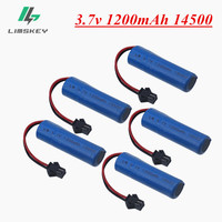 Upgraded 3.7V 1200mAh lipo battery For JJRC C2 D828 RC Car Parts 14500 SM Plug For RC Stunt Dump Car Battery Toys Accessories