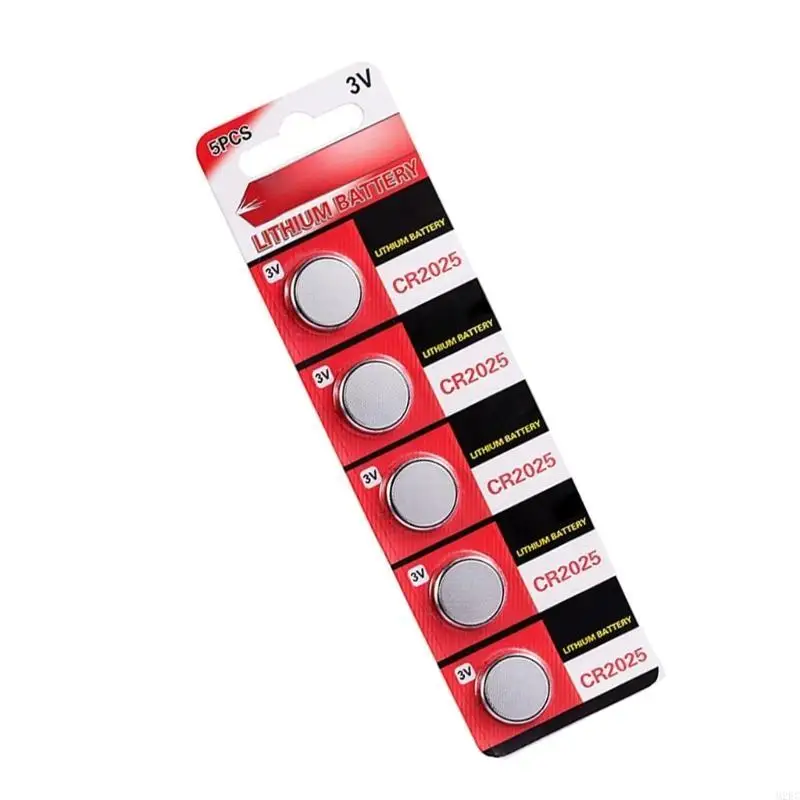 

M2EC 10PCS/5PCS CR2025 Литийная монетная ячейка 3 В кнопка Батареи долговечности и надежной