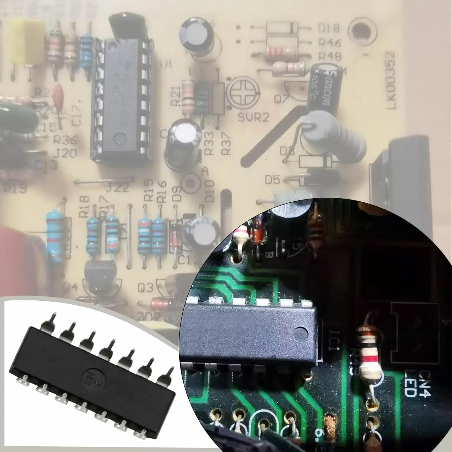 20pcs TL084CN Operational Amplifier Replacement TL084 Operational Amplifier IC Chip DIP-14 Low Noise