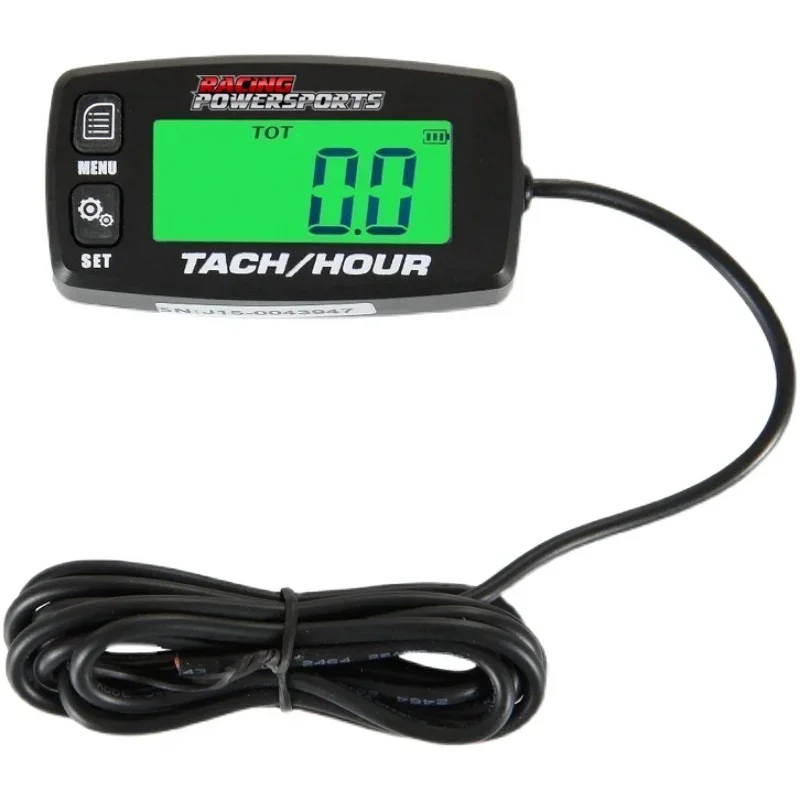 Racing tachometer, timer, waterproof, replaceable battery maintenance reminder replacement