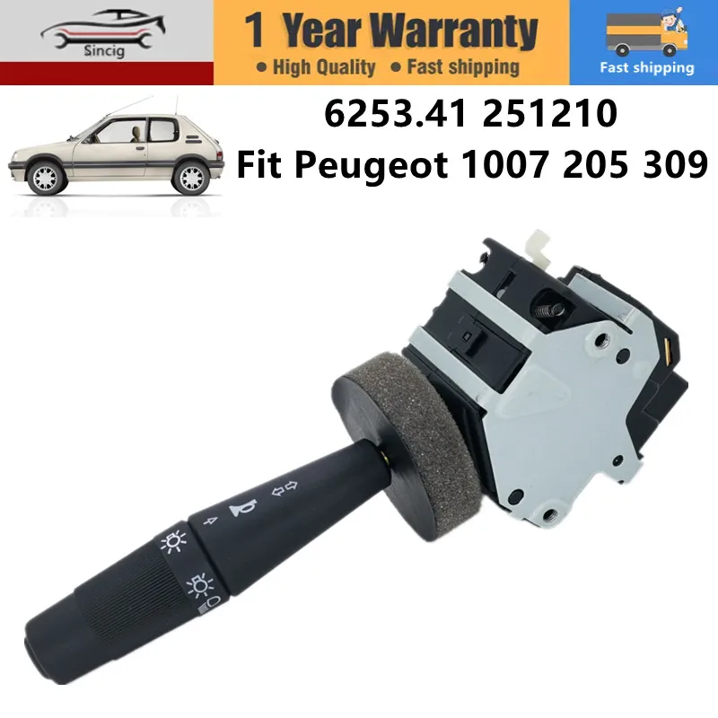 Turn Signal Switch Steering Column Stalk Switch Indicator Light Fit Peugeot 1007 205 309 6253.41 251210
