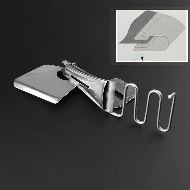 Double Folder Top & Bottom Binder Attachment Tape Binder Right Angle Bias Binder for Industrial & Domestic Sewing  Machine