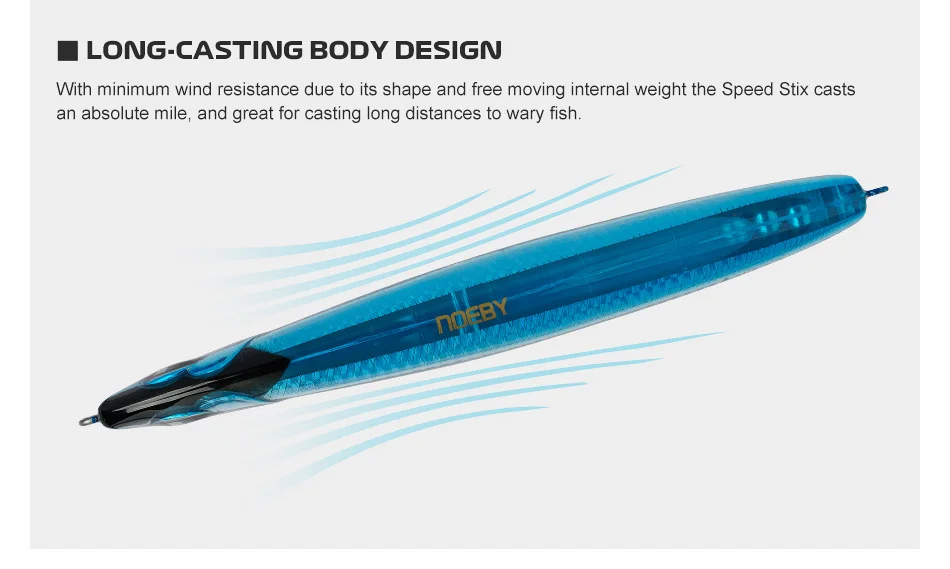 Noeby Sinking Stickbait 160 mm 75 g 185 mm 114 g 205 mm 154 g Angelköder Künstlicher harter Köder Bleistiftverstärkte Meeresangelköder – Detail 10