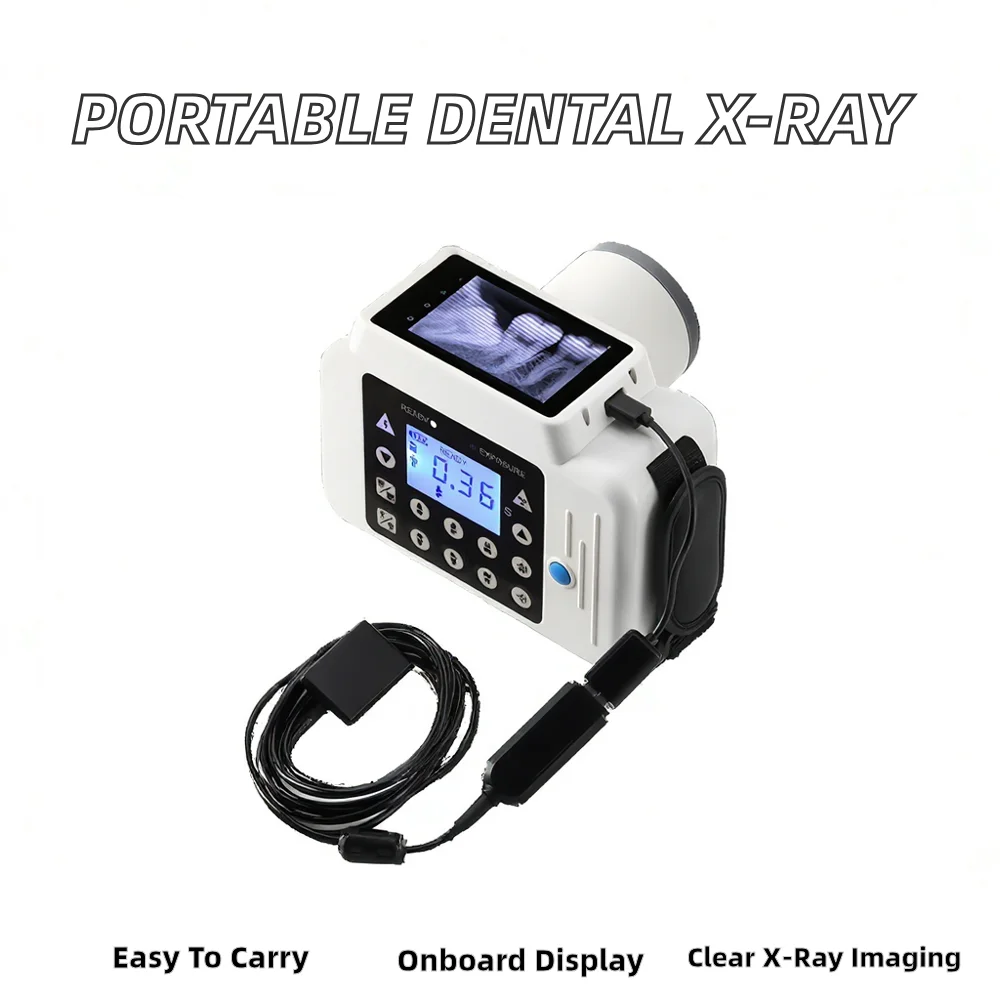 Dental Imaging System Electric Portable Digital X-Ray Machine RVG Dental Sensor Built-in Display Handheld CE Certified