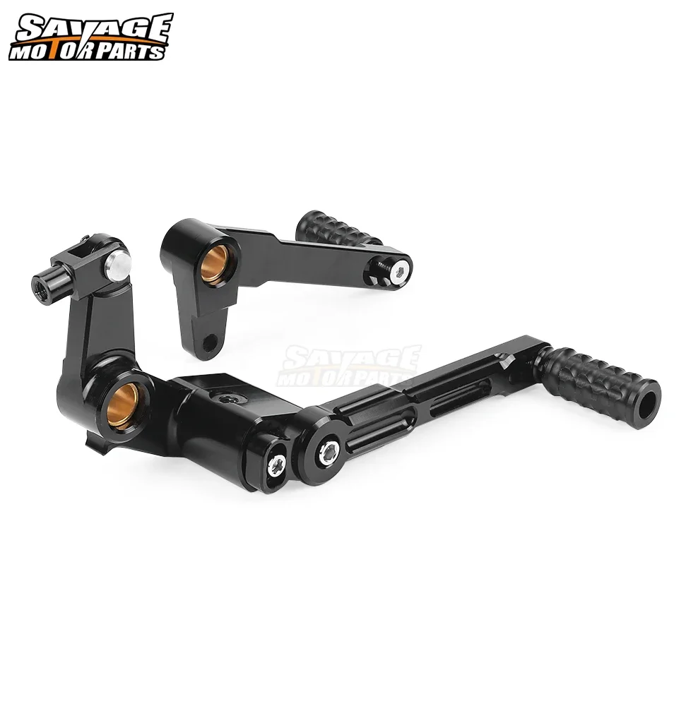 Rear Brake Lever Pedal Gear Shift Lever For DUCATI MONSTER 696 796 795 1100 S Shift levers CNC Footrests Motorcycle Accessories image 2