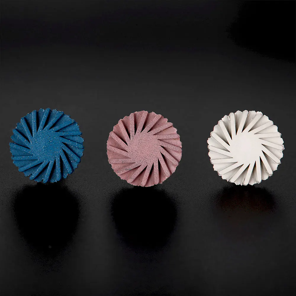 5 Boxen AZDENT Dental Composite Polier-Diamantscheibe 14 mm Rad grob mittel fein Kit HP 2,35 mm für Keramik-Zirkonoxid-Zahnmedizin – Detail 8