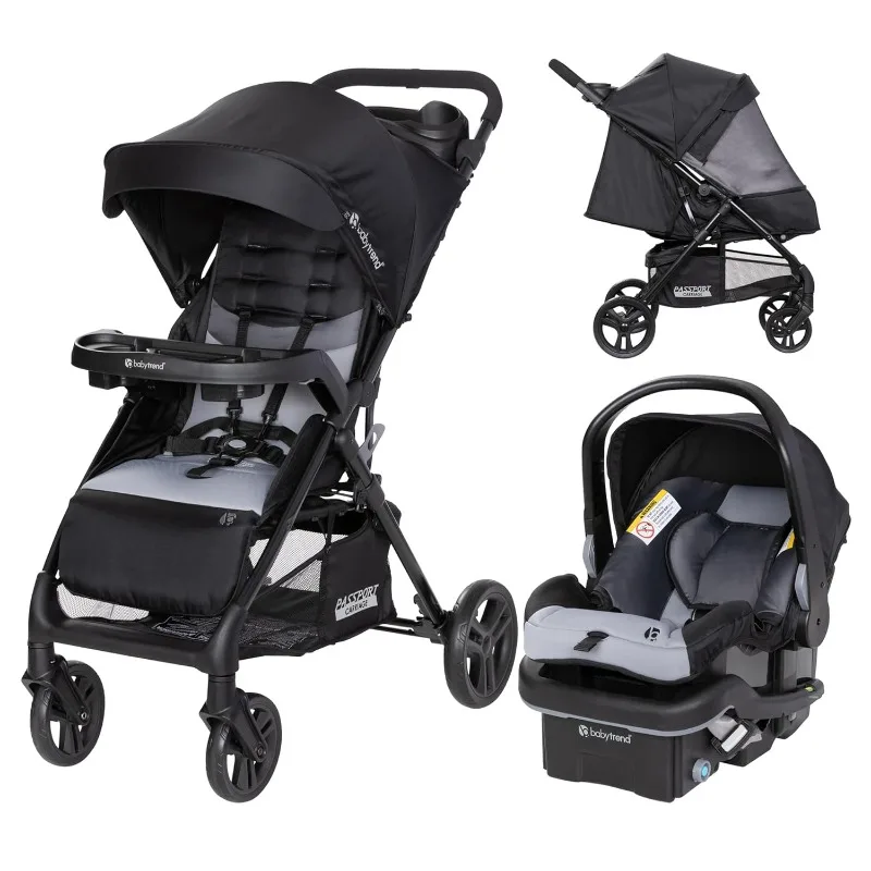 Carriage Stroller Travel System with EZ-Lift™ Infant Car Seat, Dash Black