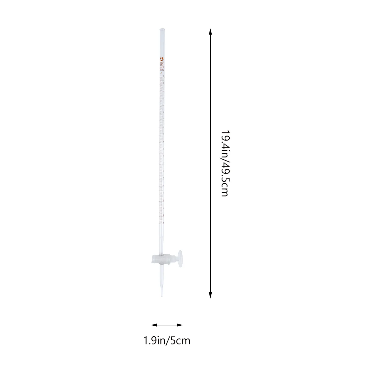 Burette Acid Laboratory Supplies Plug Valve Chemical Experiment Equipment Instrument Glass Tool Classroom